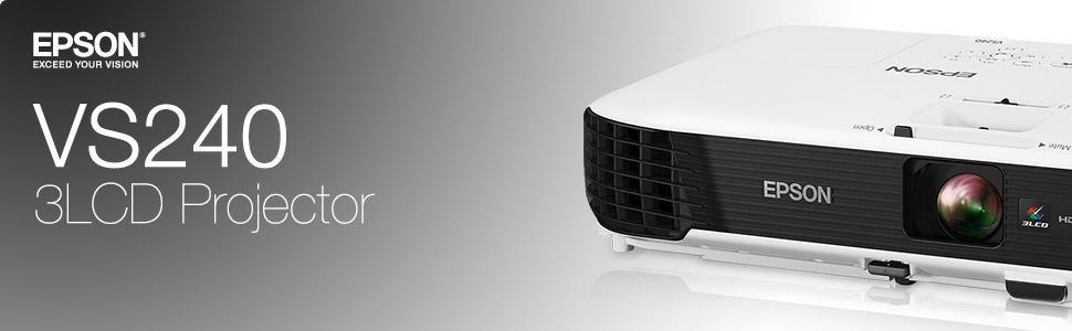 Epson VS240 SVGA 3LCD Projector 3000 Lumens Colour Brightness: Amazon