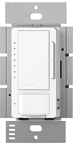 Lutron Maestro Motion Sensor Switch, No Neutral Required, 250 Watts