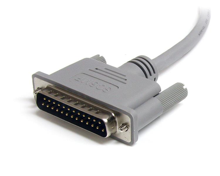 6 ft Straight Through DB25 Serial/Parallel Cable M/F