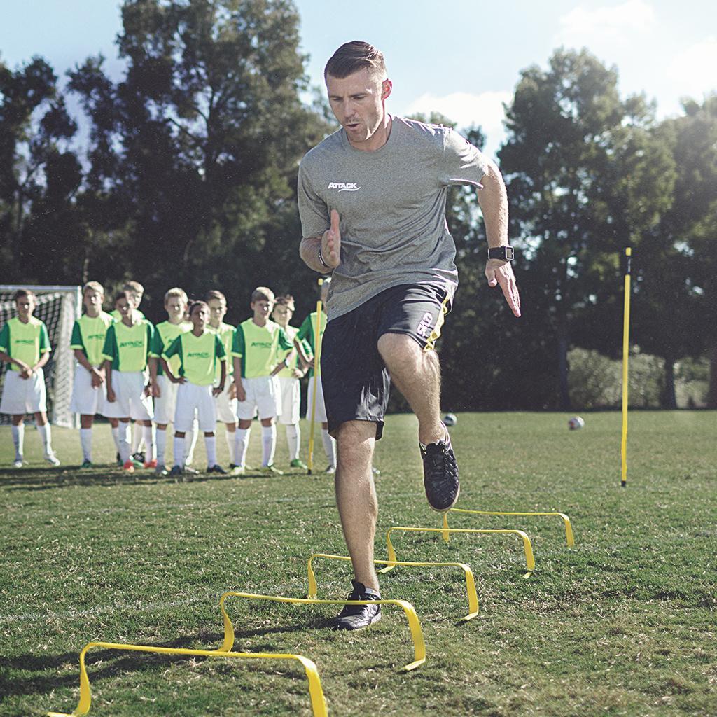 SKLZ 6x Hurdles 6” Ultra Durable, All Purpose Speed Training, Agility, and Plyometric Hurdles