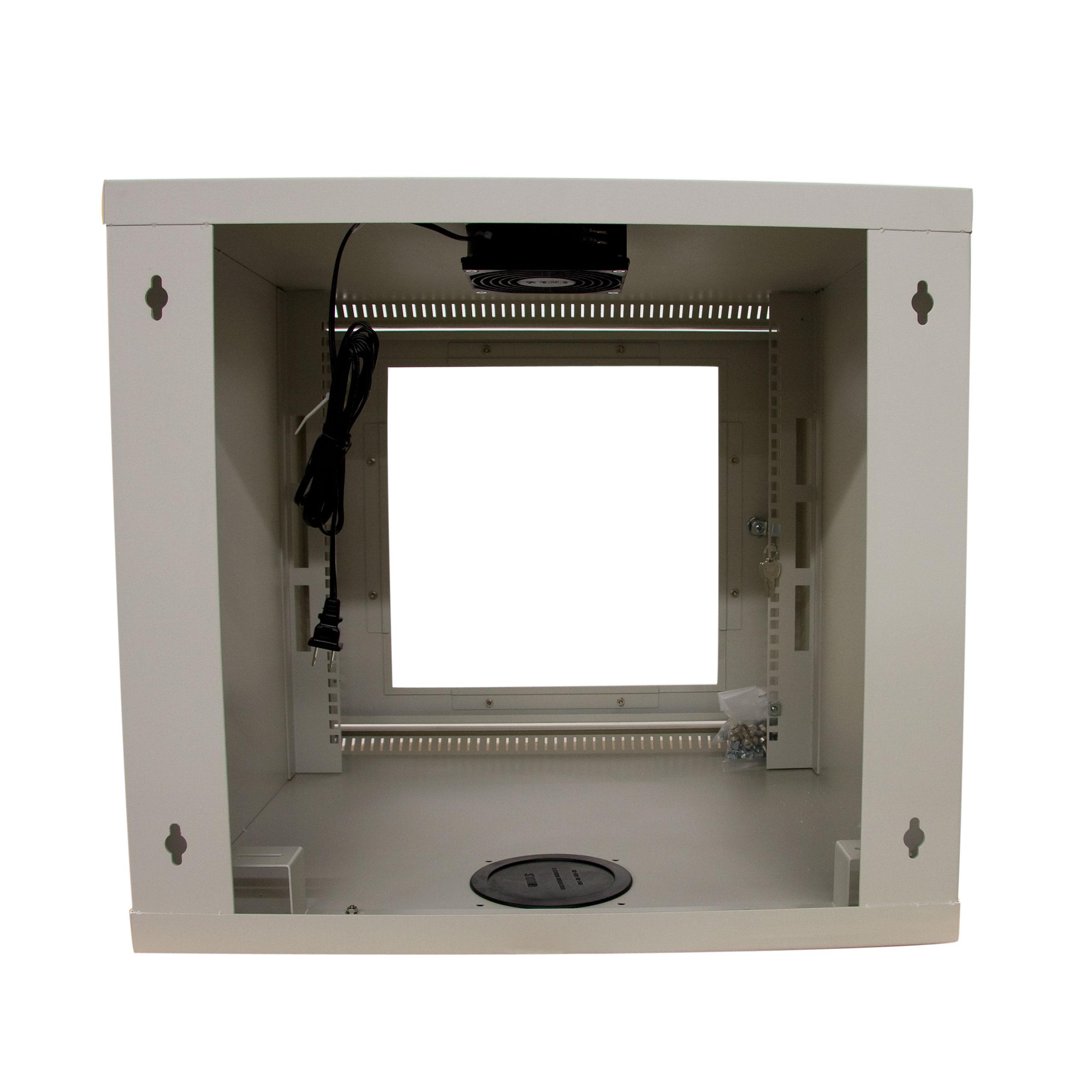 2 Post Wall Mount Network Switch 10U Mounting