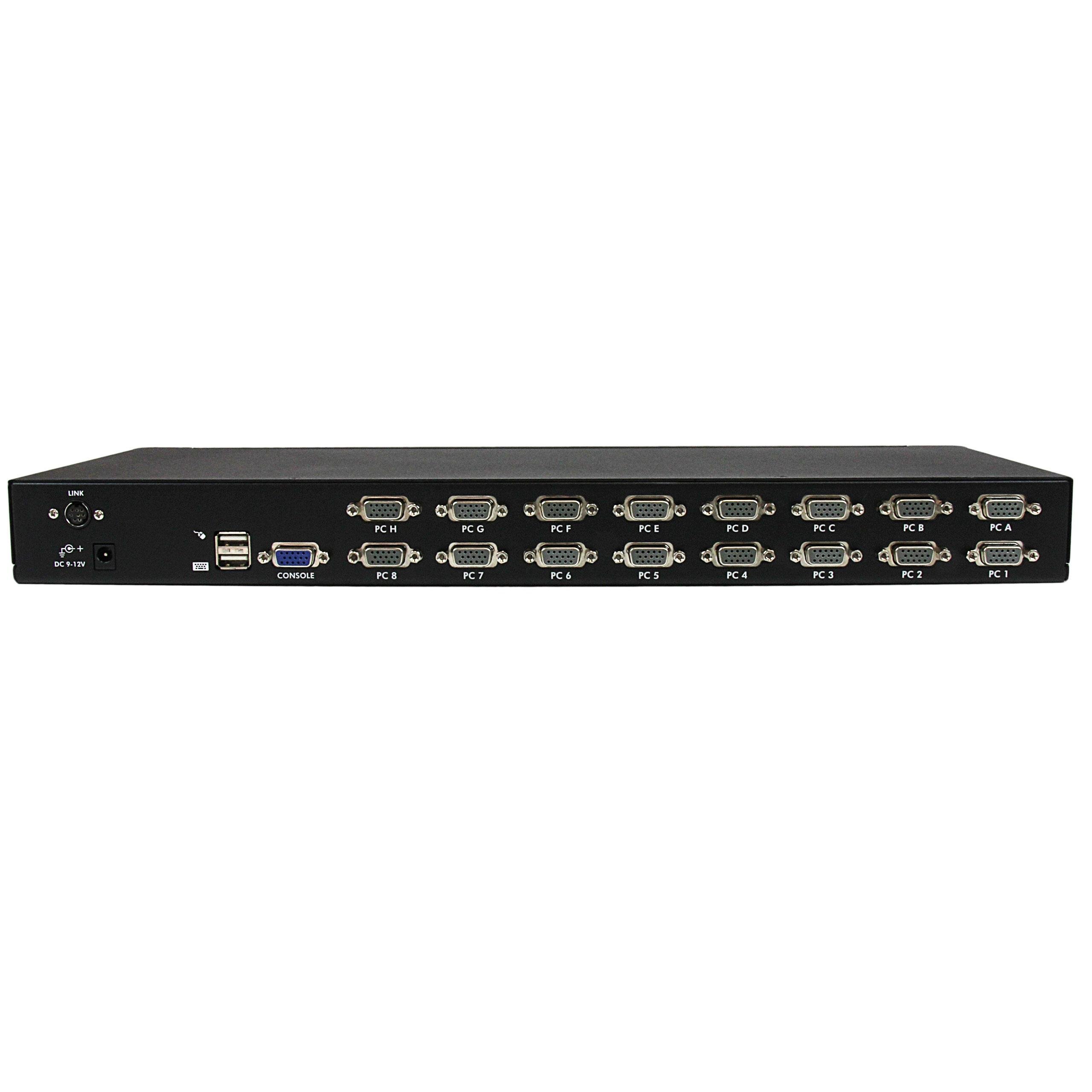 16 Port 1U Rackmount USB KVM Switch with OSD (SV1631DUSBU