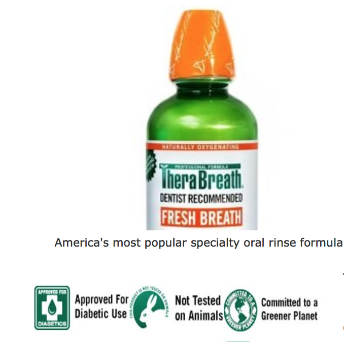 TheraBreath Dentist Fresh Breath Oral Rinse Mild Flavor