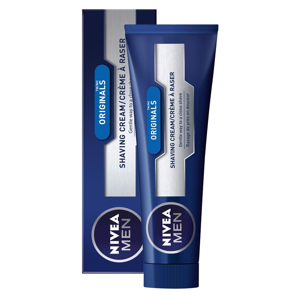 NIVEA MEN Protect & Care Moisturizing Shaving Cream, 100 mL tube