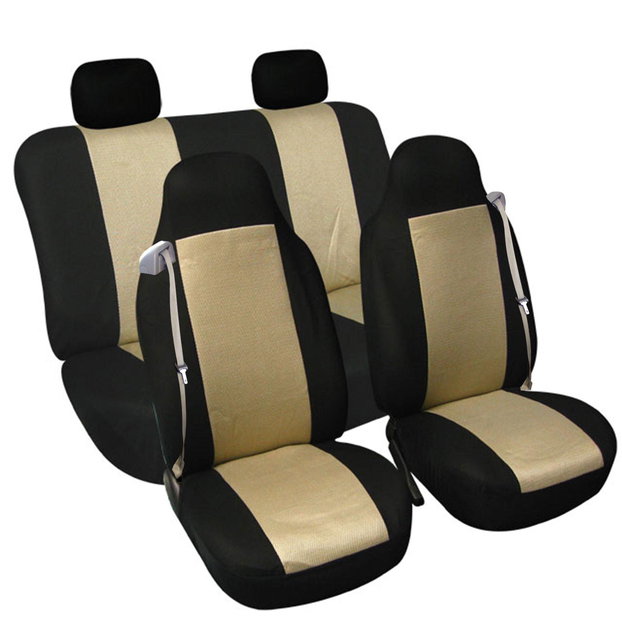 FH Group FB302GRAY102 Gray Classic Cloth BuiltIn Seatbelt Compatible