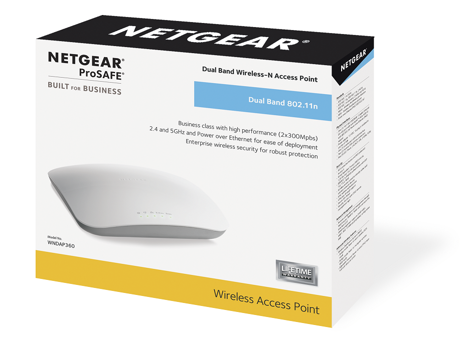 NETGEAR ProSAFE Dual Band WirelessN Access Point (WNDAP360) Amazon.ca