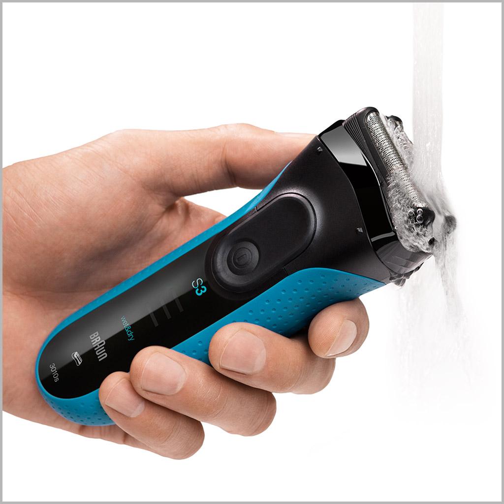 BRAUN Series 3 3040 Wet and Dry Shaver, Electric Men's Razor, Razors