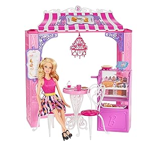 Barbie Vie En Le Dreamhouse Malibu Ave Boulangerie Et Poupee Playset Amazon Ca Jeux Et Jouets