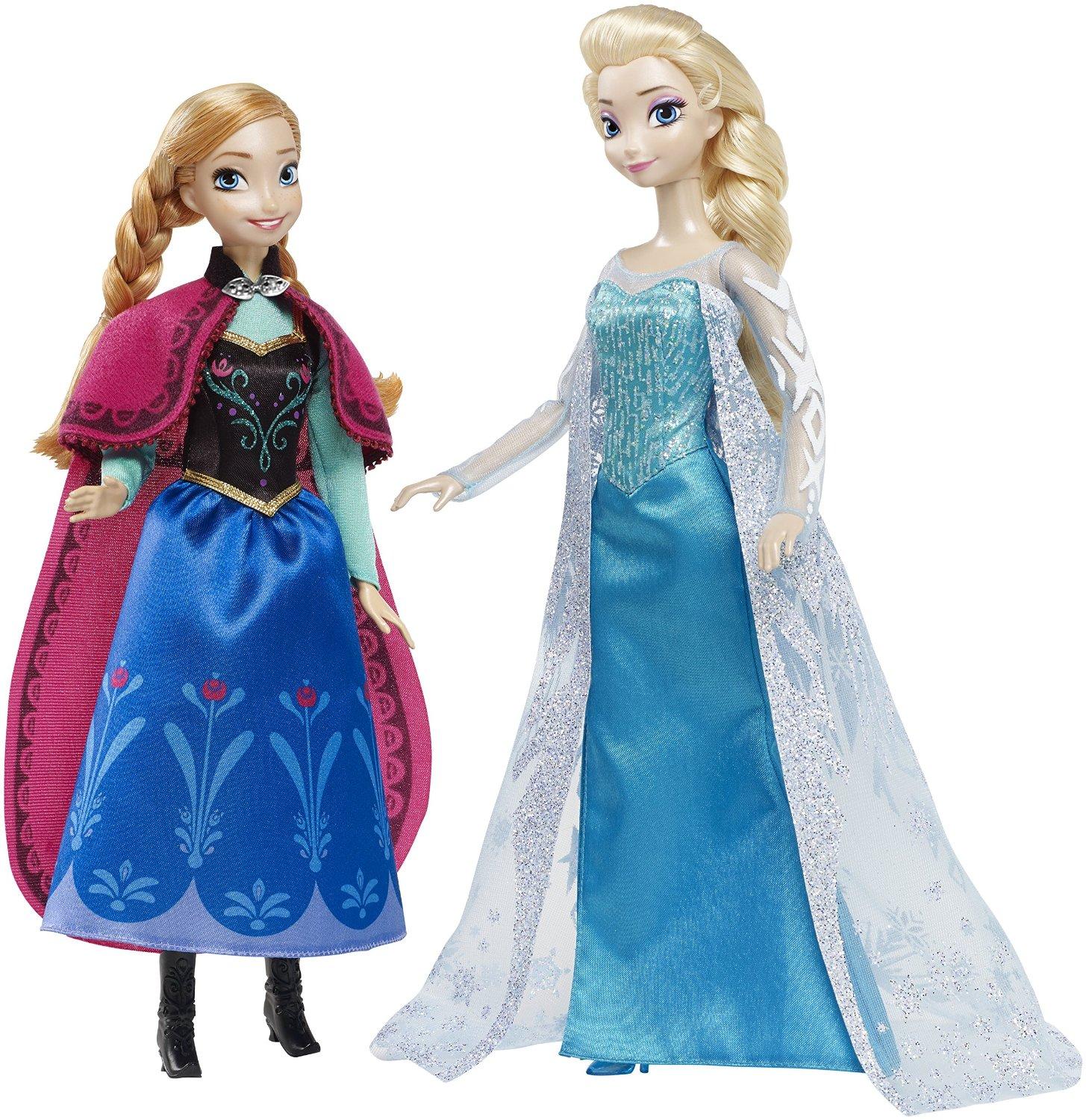 Disney Signature Collection Frozen Anna And Elsa Doll 2 Pack Amazon