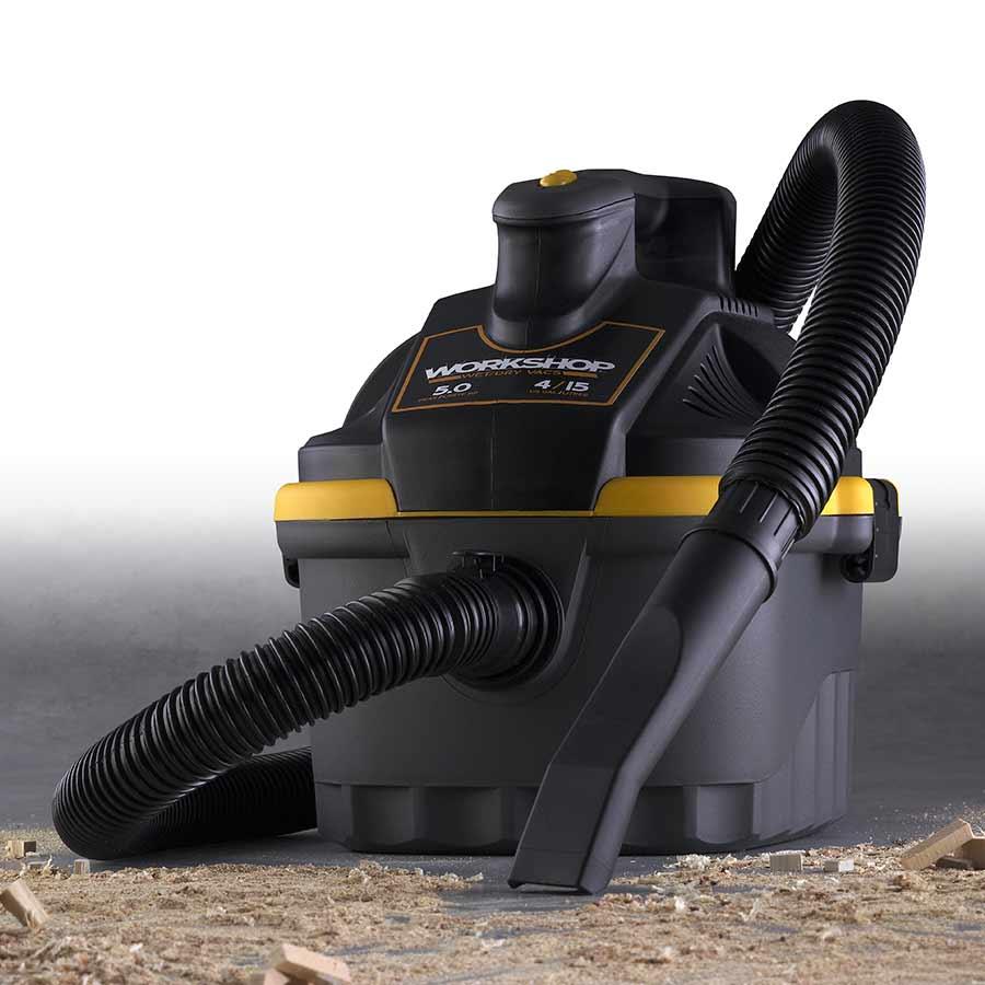 Wet Dry Vac WS0400VA Portable Wet Dry Vacuum Cleaner, 15 L (4 Gallon) Small Shop Vacuum