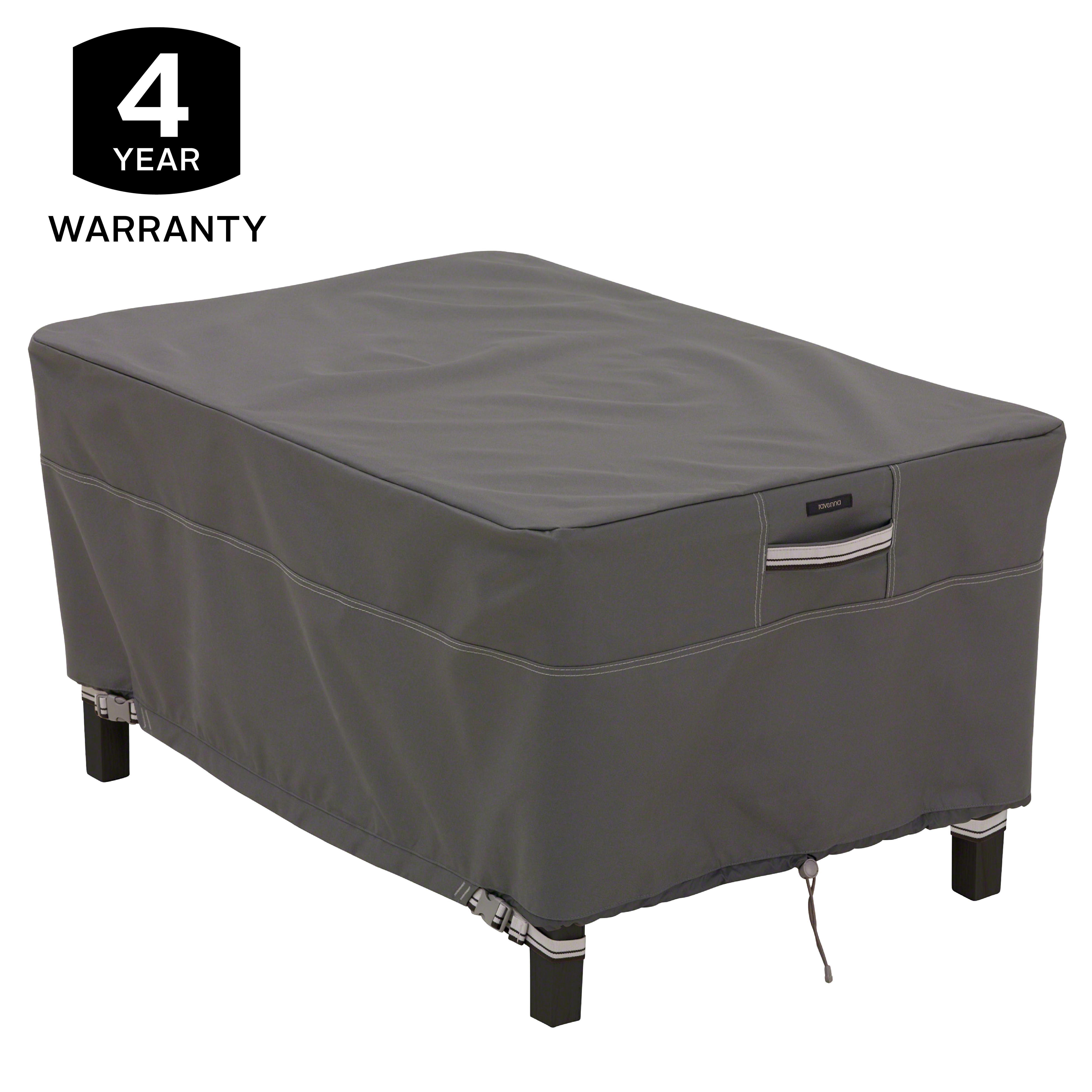 Classic Accessories Ravenna Rectangular Patio Coffee Table CoverPremium Outdoor Furniture Cover