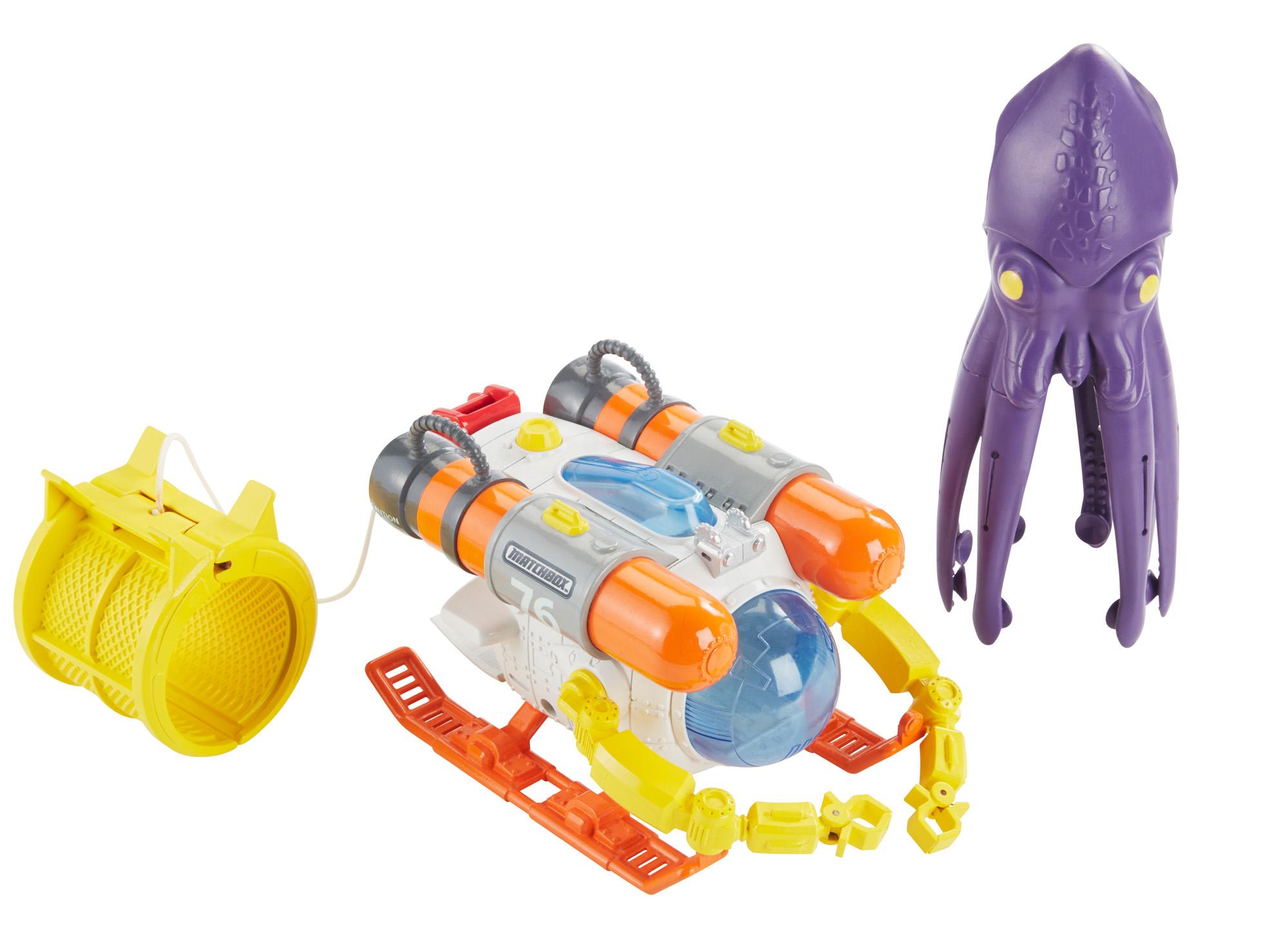 Matchbox Mission Undersea Squid Sub Playset, Vehicle Playsets Amazon