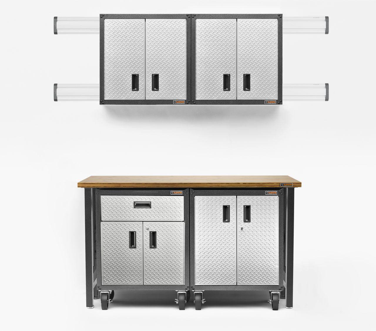 Gladiator GAWB66BAWG 66.5-Inch Bamboo Modular Workbench: Amazon.ca