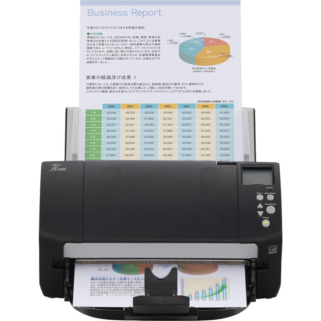 Fujitsu fi7160 Deluxe Bundle document scanner plus PaperStream Capture