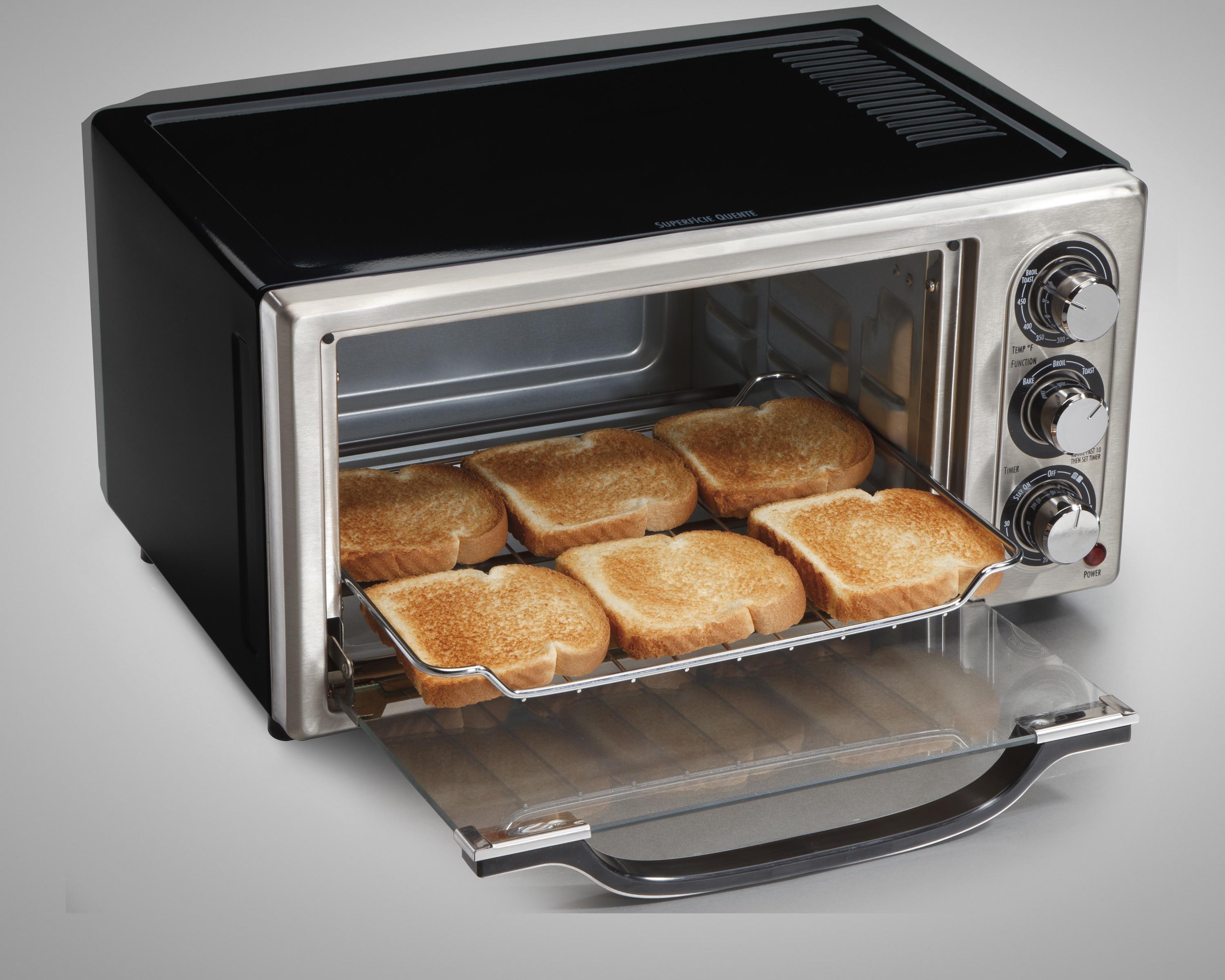 Hamilton Beach 31512C 6Slice Convection Toaster Oven, Stainless Steel