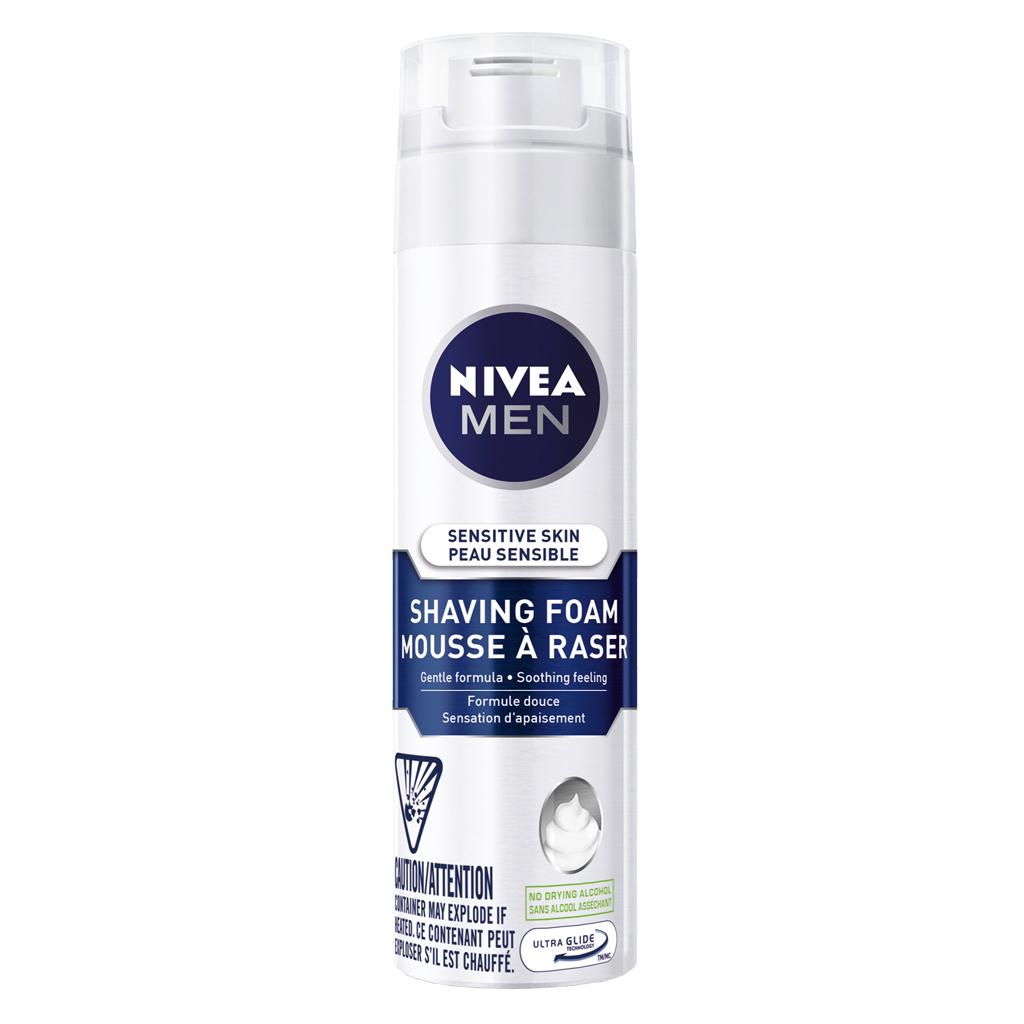 NIVEA MEN Senstive Skin Shaving Foam, 200 mL Amazon.ca Beauty