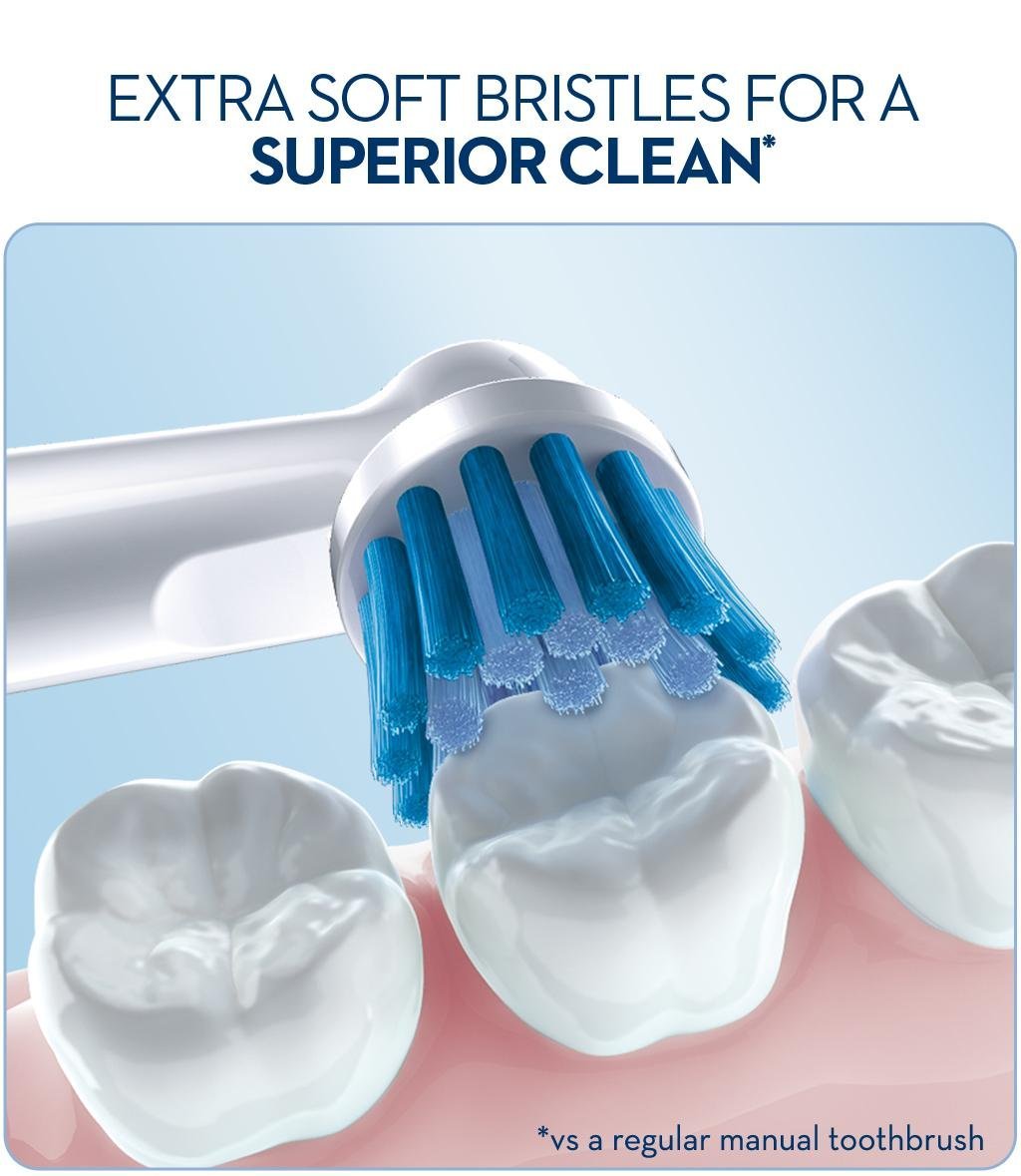 OralB Sensitive Replacement Electric Toothbrush Head, 3 Count Amazon