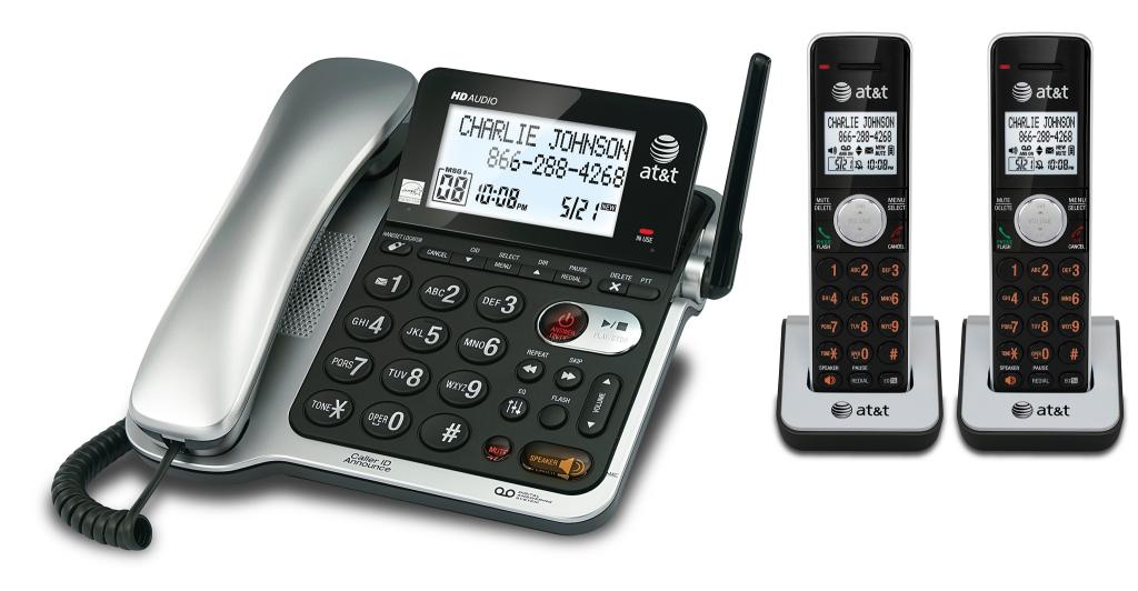ATT CL84202 Infrared 2Handset Landline Telephone ATT Amazon.ca