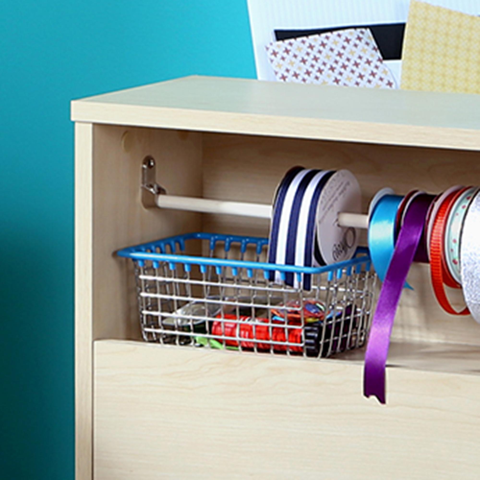 South Shore Crea Craft Storage on Wheels, Natural Maple Amazon