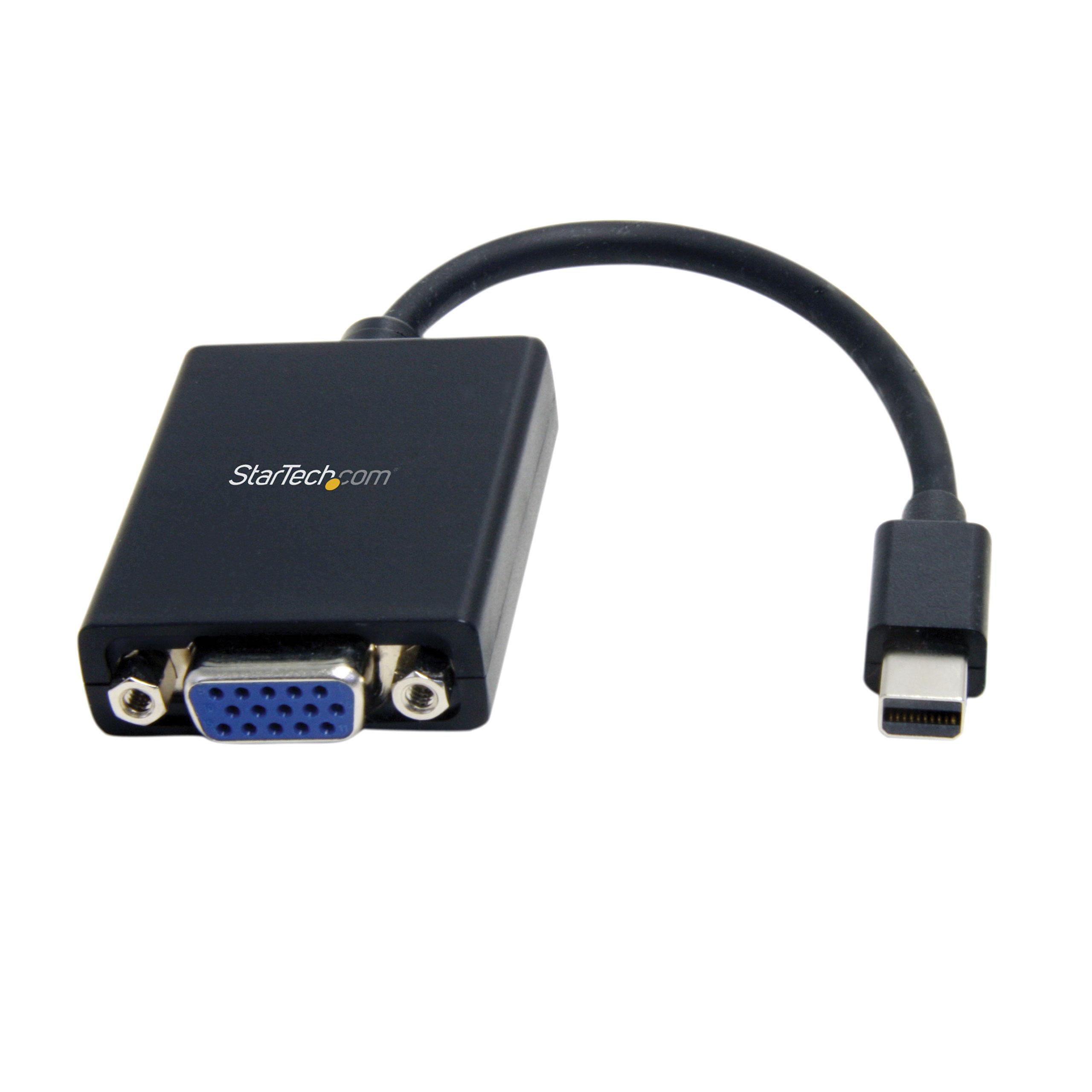 Mini DisplayPort to VGA Adapter Black 1080p