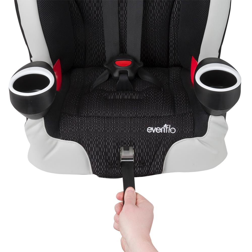 Evenflo SecureKid LX Harnessed Booster Car Seat, Kohl, Grey/Red Amazon