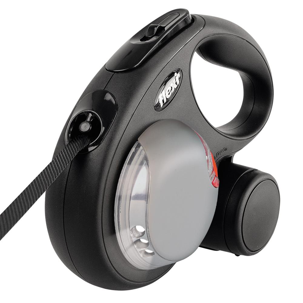 flexi New Classic MediumLarge Retractable Dog Leash Tape 16'/5m, Black