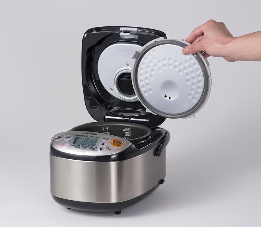 Zojirushi NSLGC05XB Rice Cooker & Warmer, Stainless Black