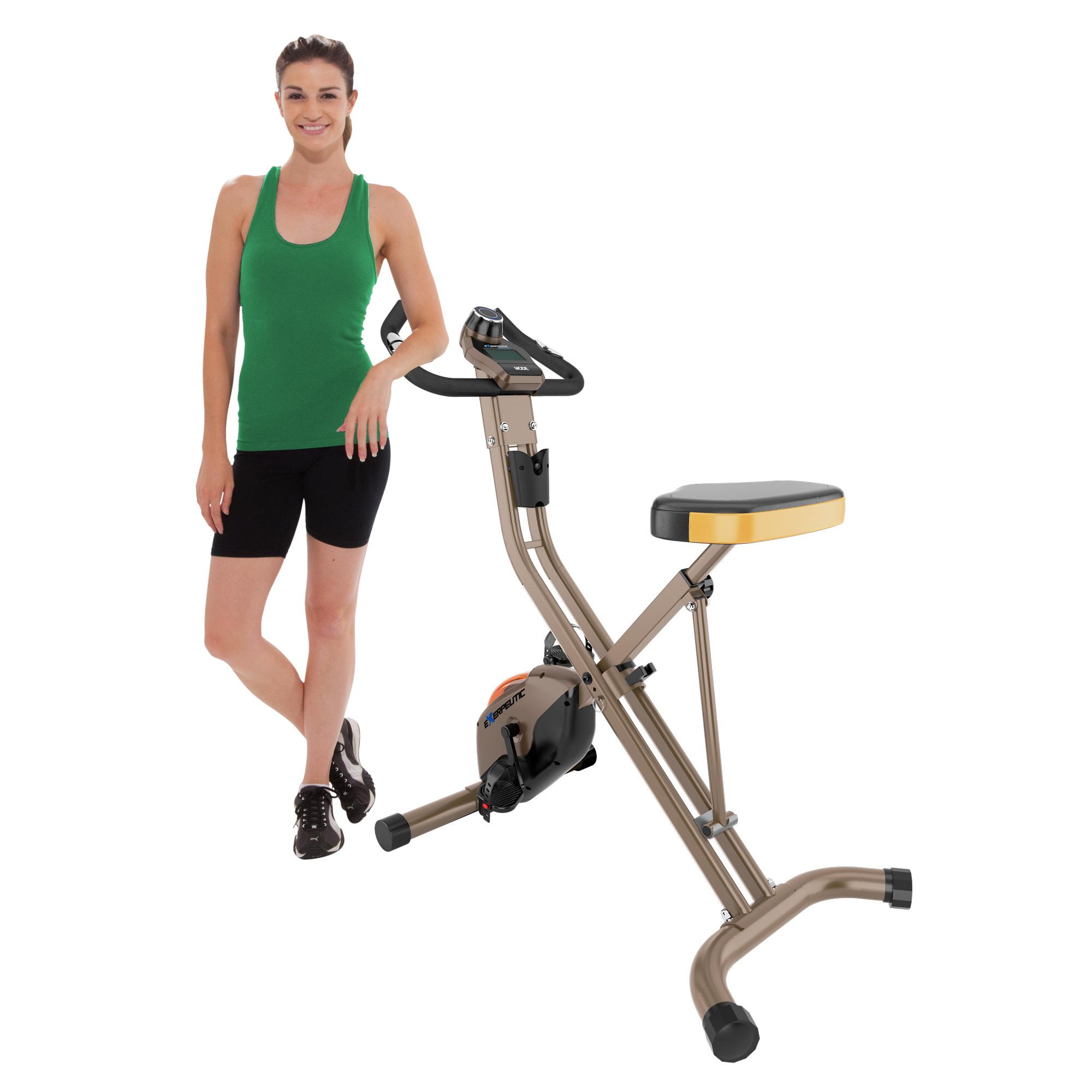 exerpeutic magnetic upright exercise bike
