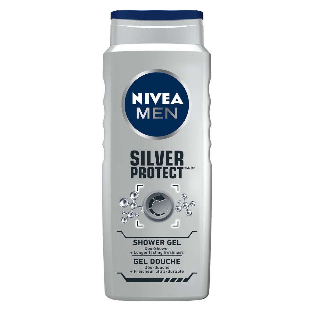NIVEA MEN Silver Protect Shower Gel 500ml Amazon.ca Beauty