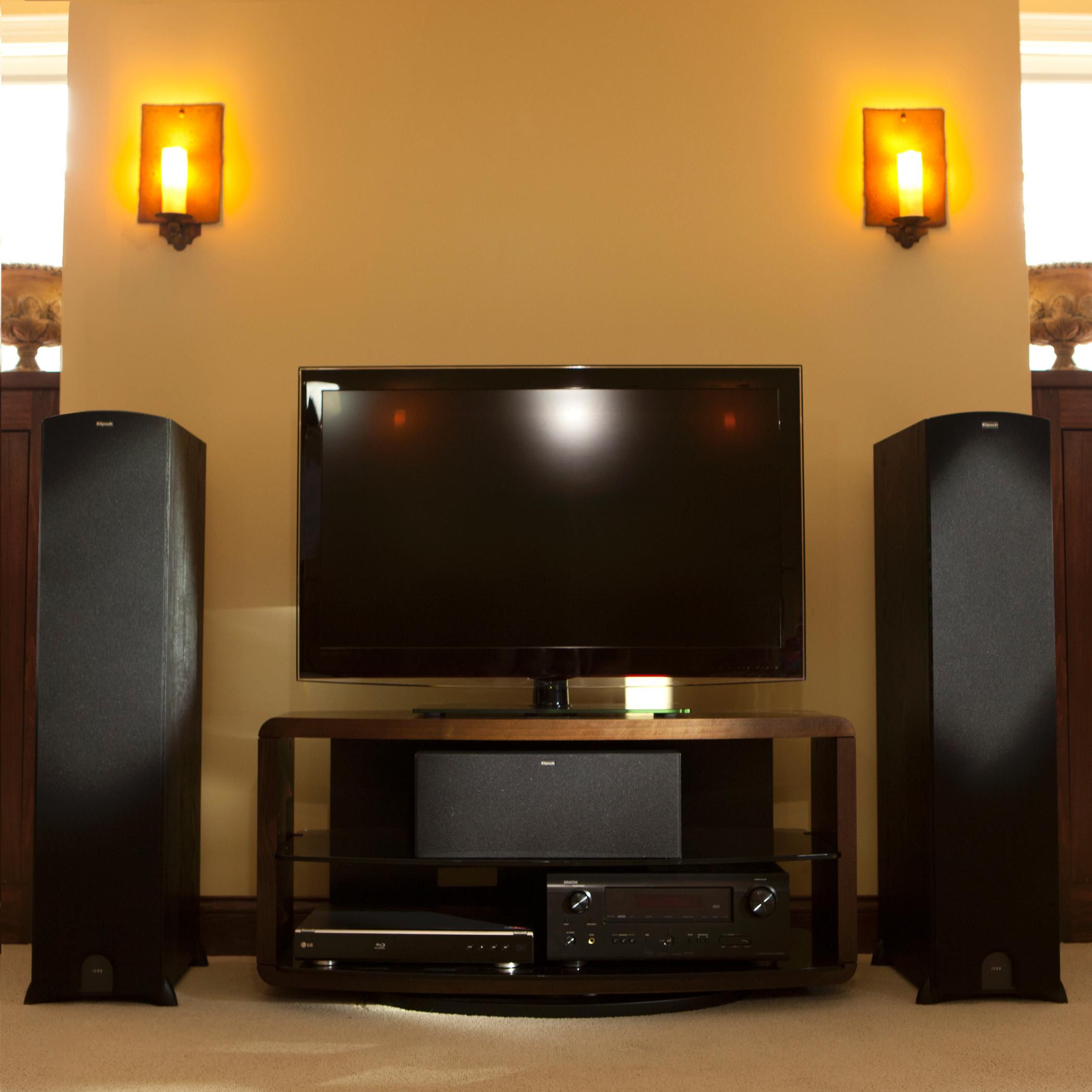 Klipsch KF28 Icon Dual 8Inch 2Way Floorstanding Speaker (Black Ash