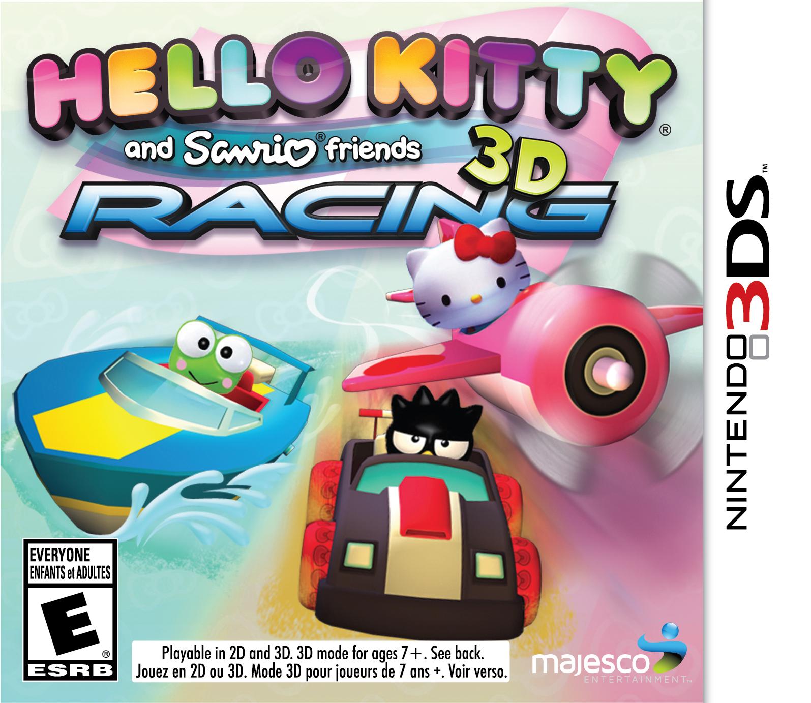 Hello Kitty & Sanrio Friends 3D Racing Nintendo 3DS nintendo_3ds