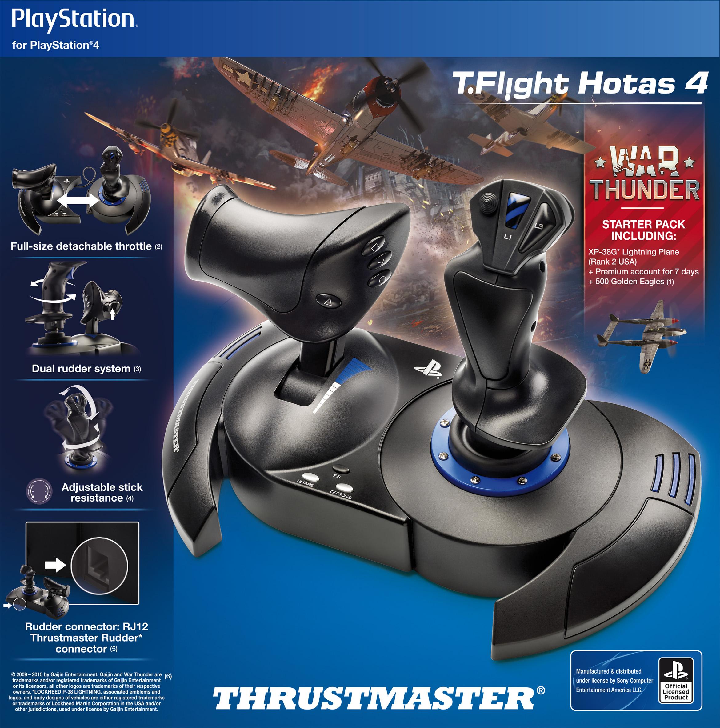 THRUSTMASTER TMST4169083, Playstation4/Pc T.Flight Hotas 4 War Thunder