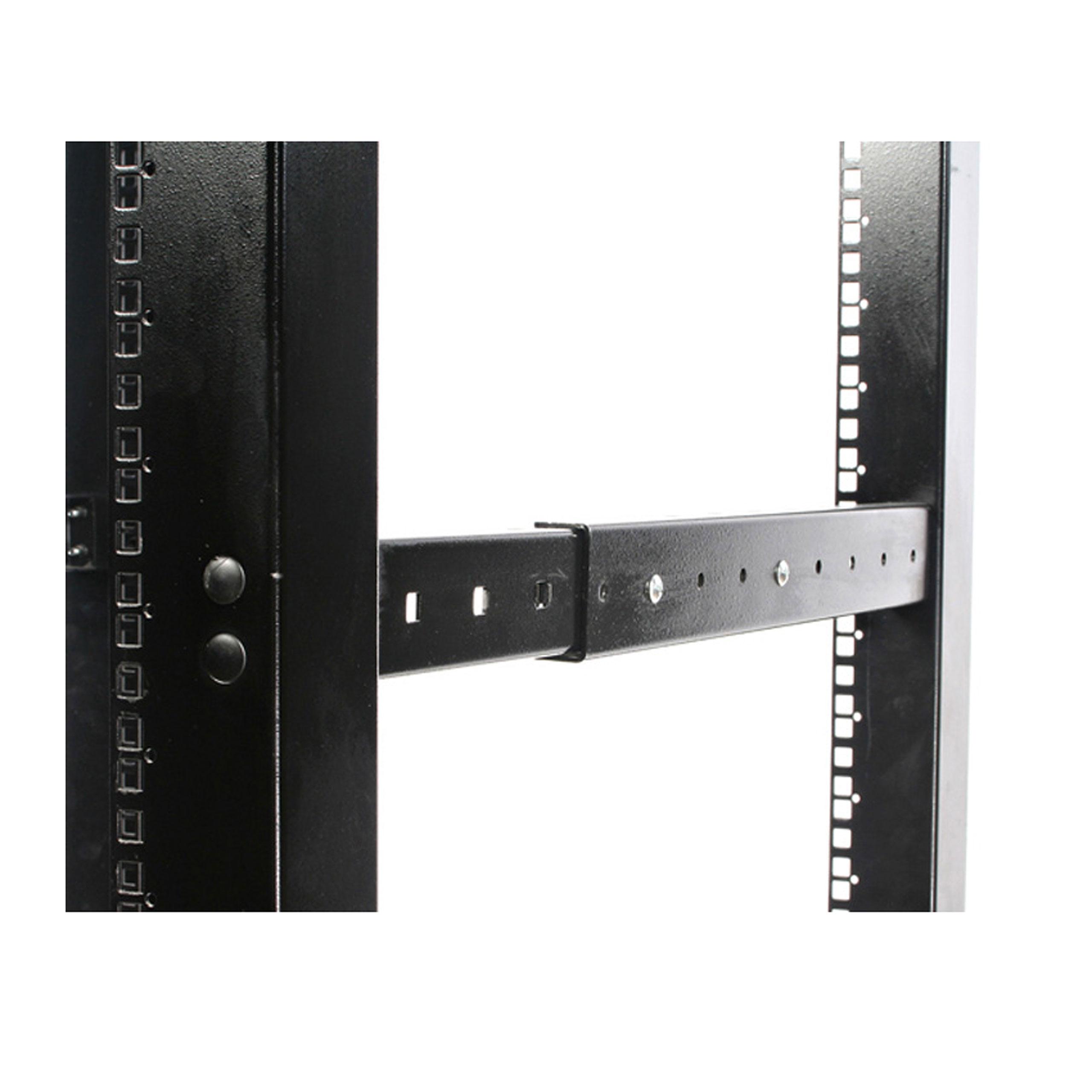 4 Post Open Frame Rack 25U Rack Heavy Gauge