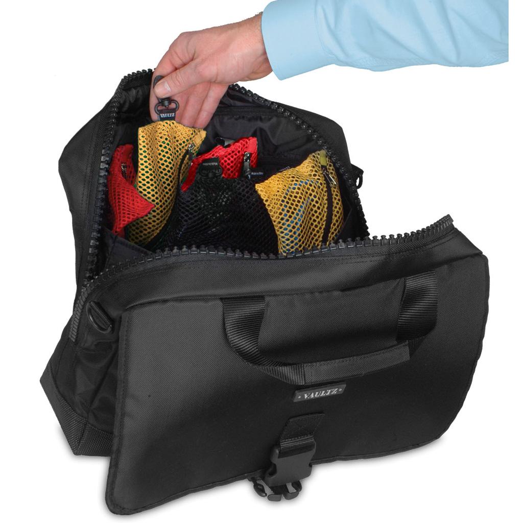 Vaultz Mesh Storage Bags, Assorted Colors and Sizes, 4 Bags (VZ01211