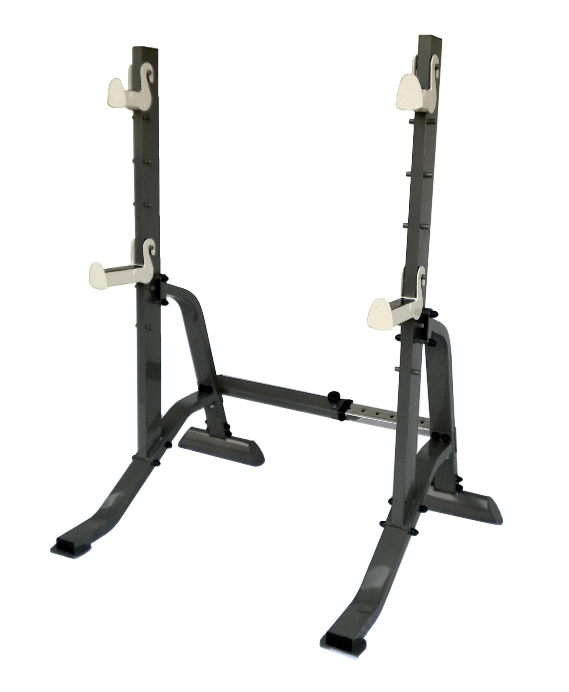 Marcy Adjustable Steel Squat Rack HeavyDuty Bar Catch MWB70100