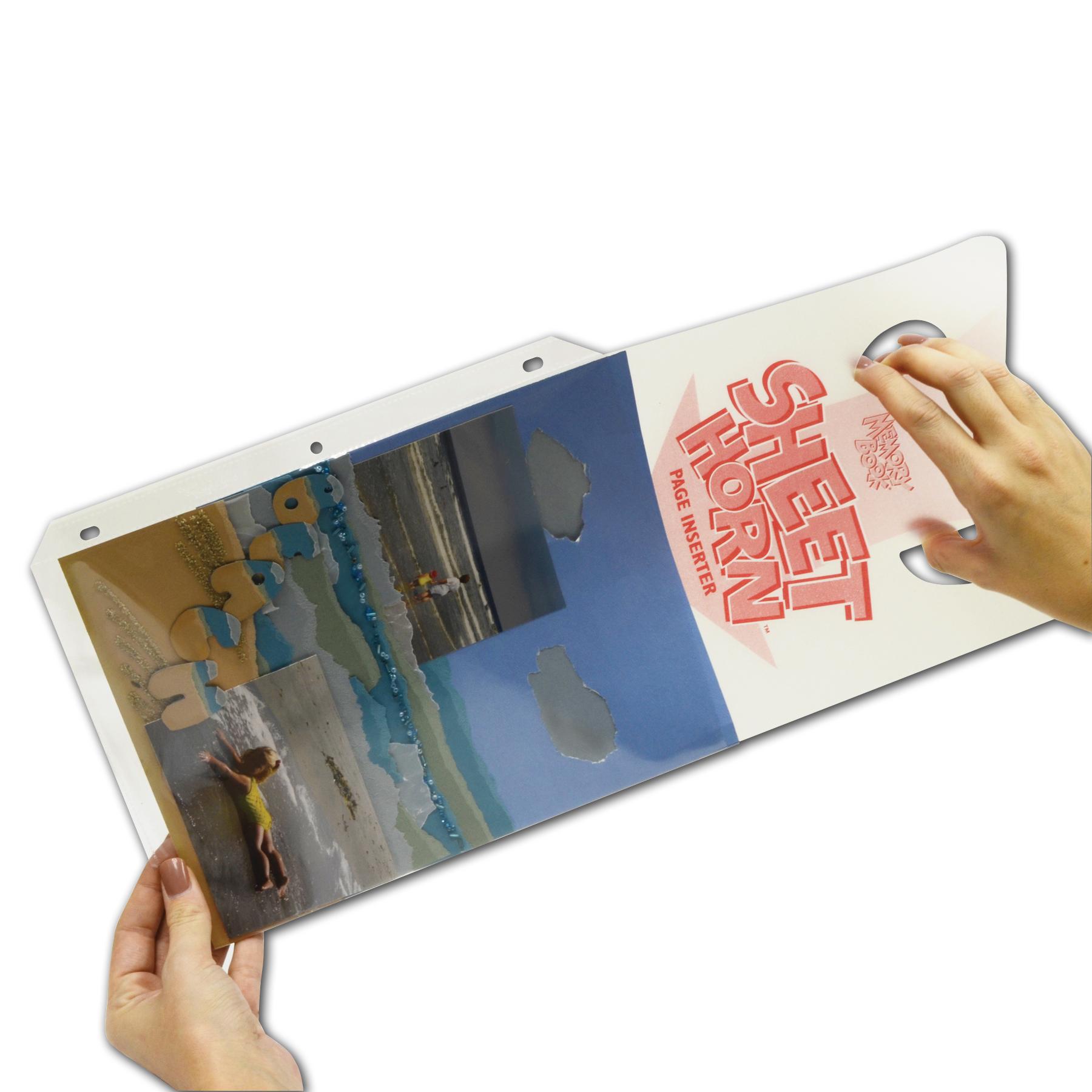 CLine Memory Book Panoramic FoldOut Page Protectors, 12Inch by 12