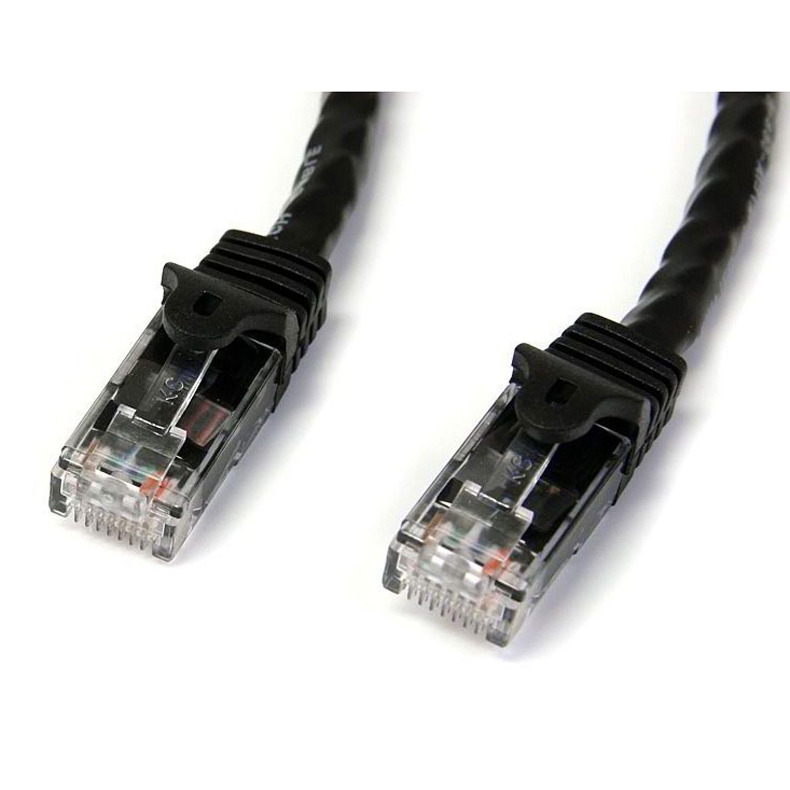 Cat6 Cable 25 ft Black Patch Cable