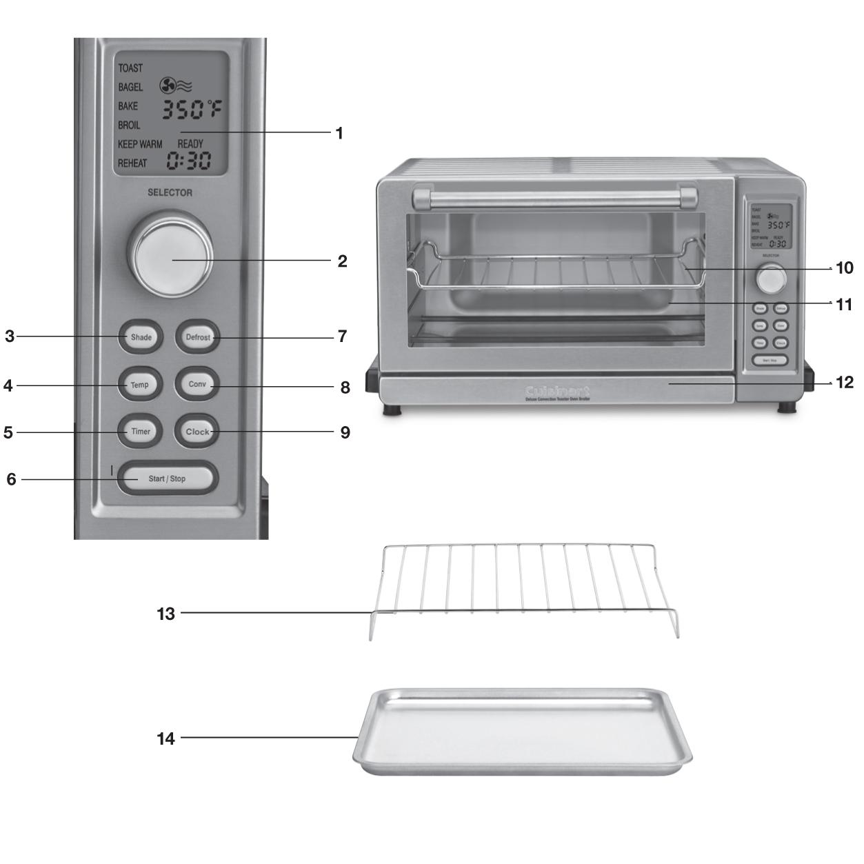 Cuisinart TOB135C Deluxe Convection Toaster Oven Broiler Amazon.ca