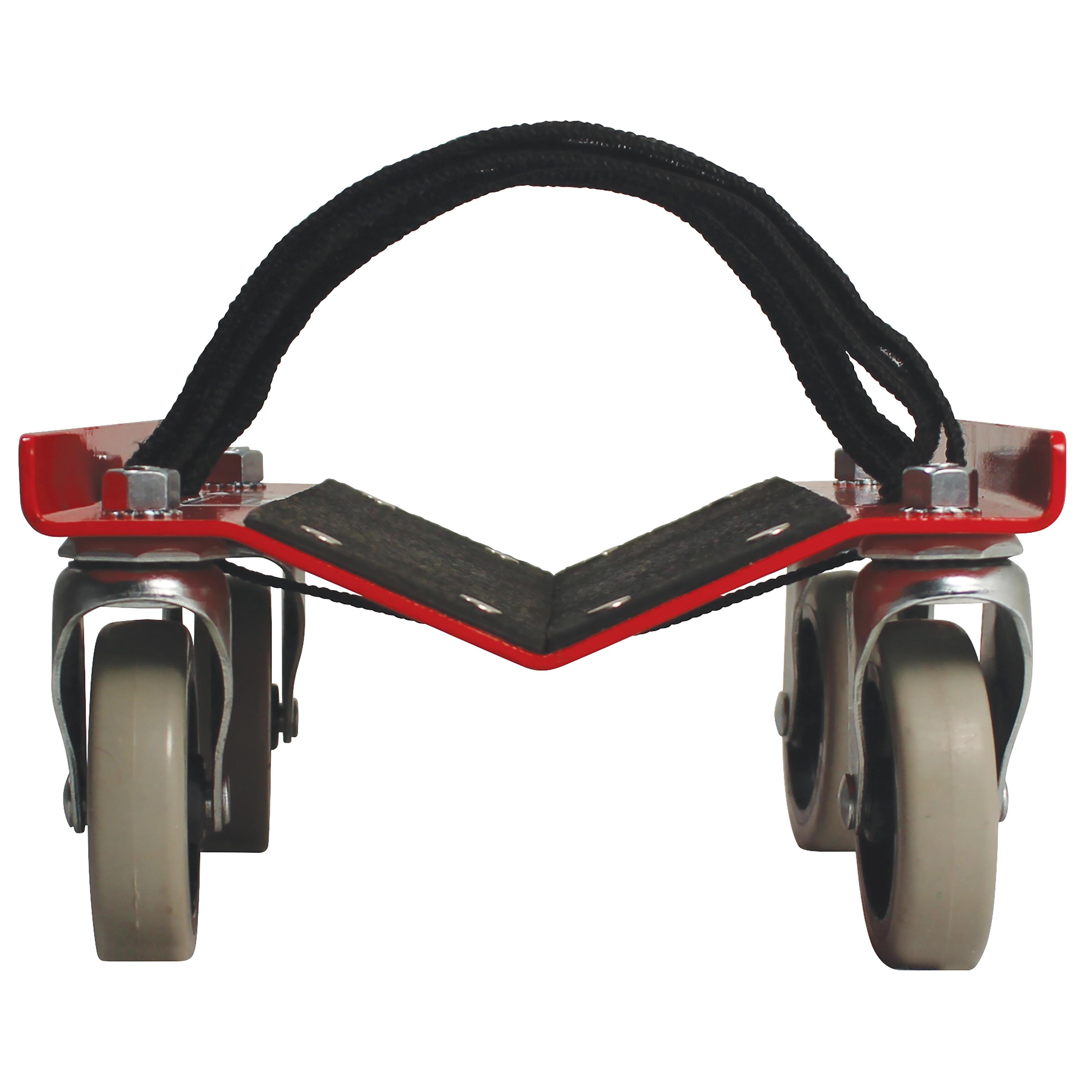 Extreme Max 5800.0228 VSlide Power Wheel Snowmobile Dollies Steel