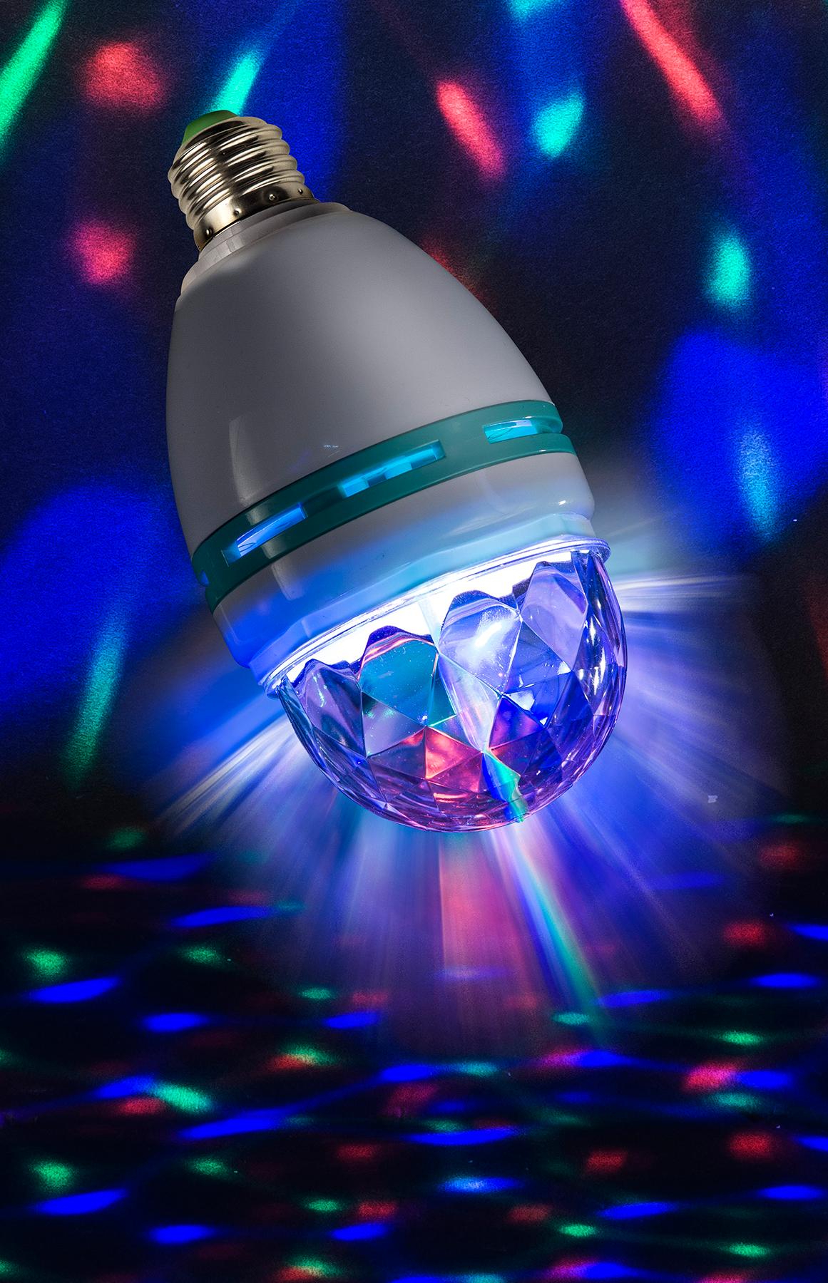 Sterno Home 20963WH Rotating Party Bulb Multi Color, LED Bulbs Amazon