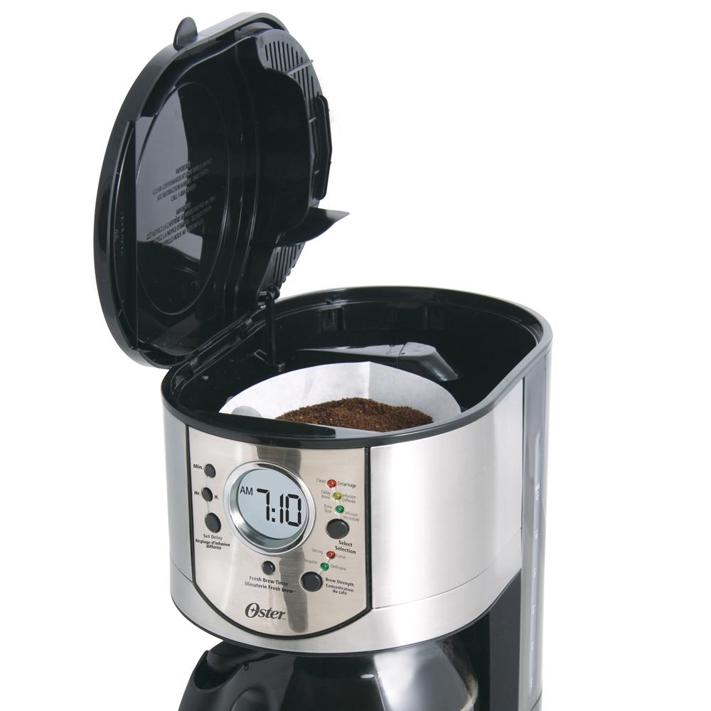 Oster Stainless Steel 12Cup Programmable Coffee Maker Amazon.ca Home