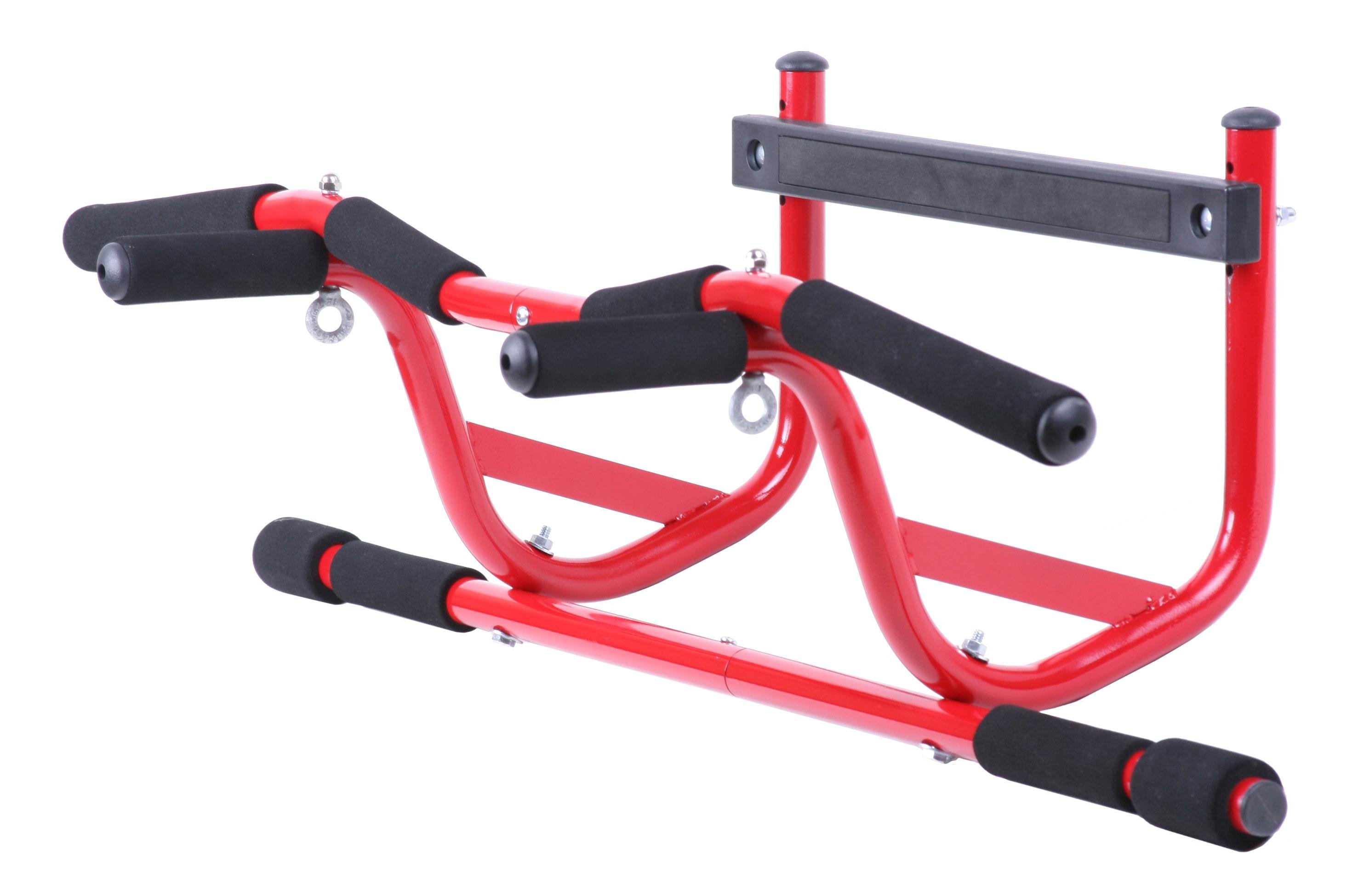 GoFit Elevation Chin Up Station and Bar for Door Frame Installation, No