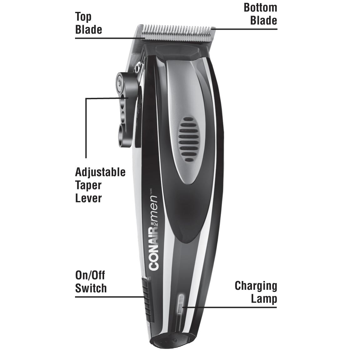 Conair for Men Titanium Hair and Beard Trimmer Amazon.ca Beauty