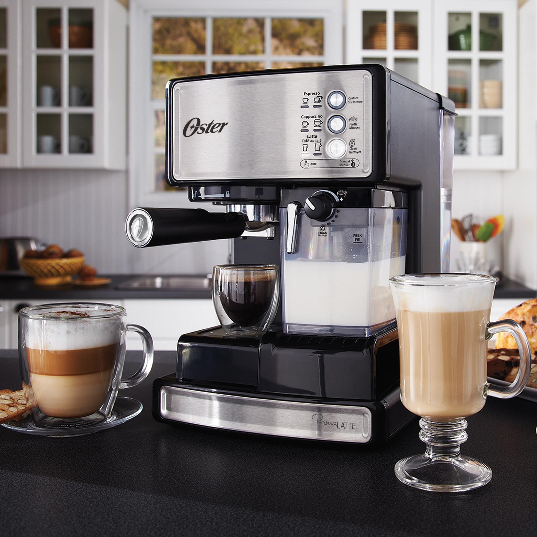 Oster Prima Latte One Touch Automatic Espresso, Cappuccino, Latte