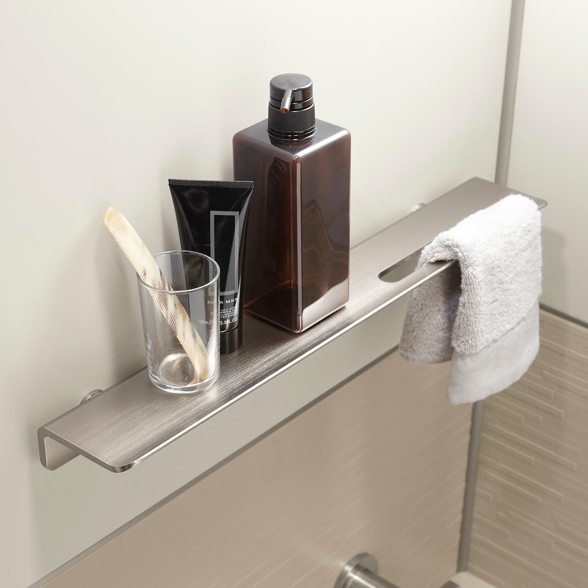 KOHLER K97629NA Choreograph Shower Teak Tray, Shower Bases & Pans