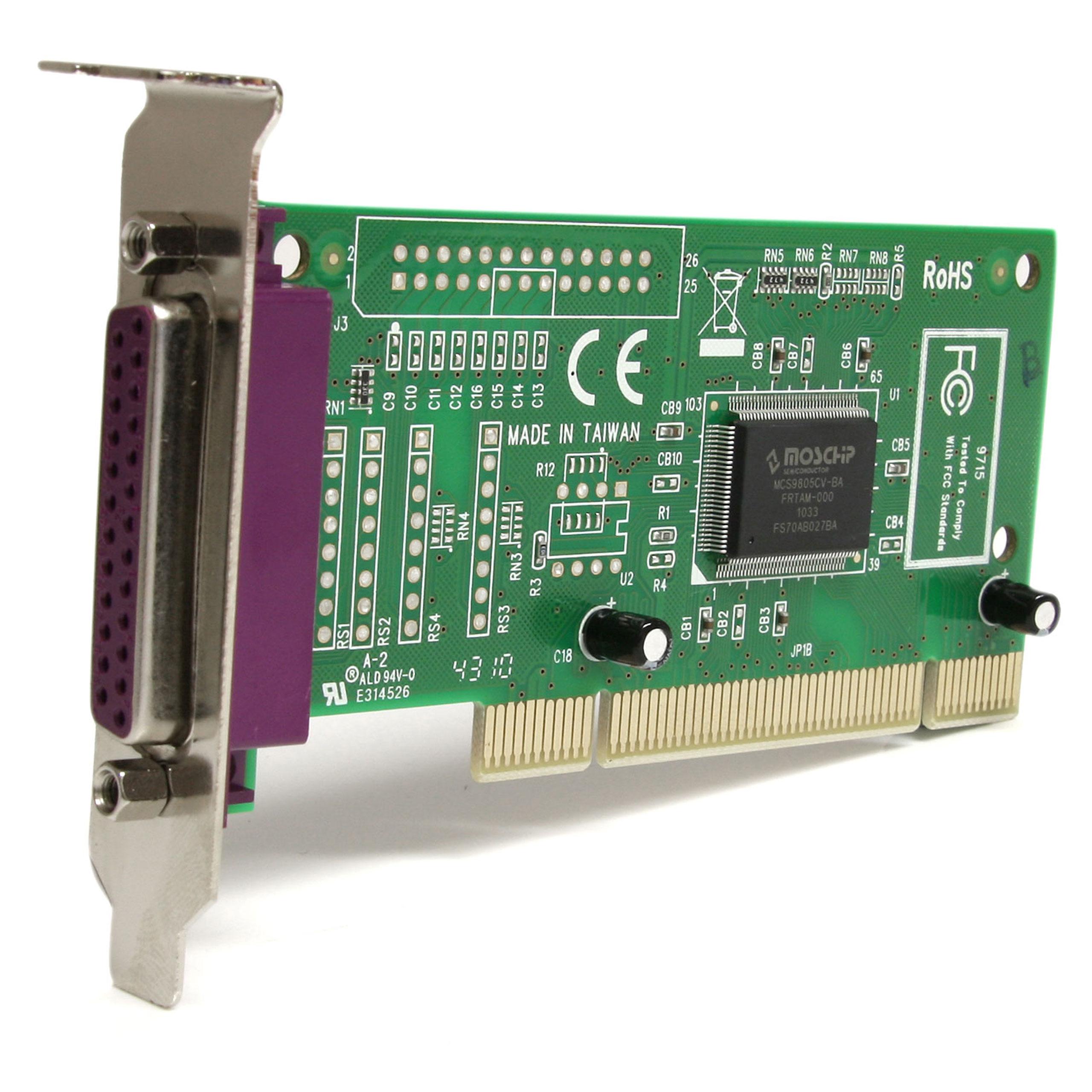 1 Port Low Profile PCI Parallel Adapter Card Parallel