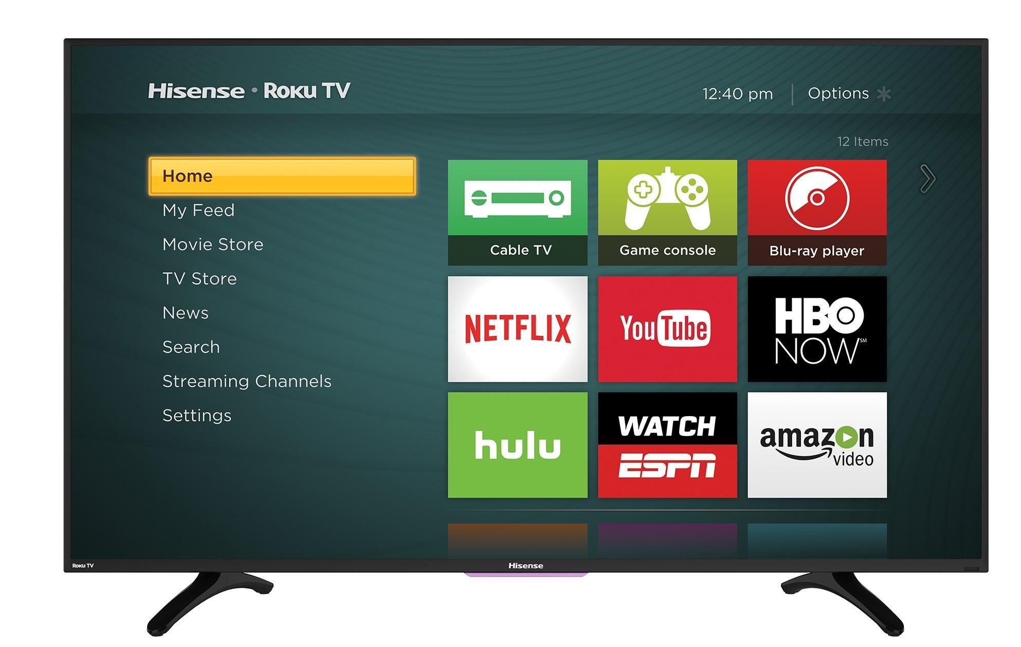 Hisense 40H4C1 40Inch 1080p Roku Smart LED TV (2016 Model) Amazon.ca