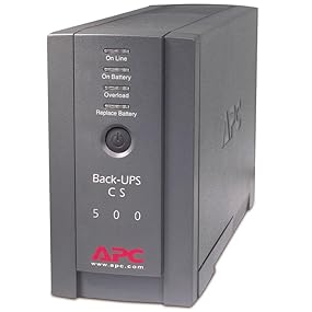 APC Back-UPS CS BK500BLK 500VA/300W UPS System,Gray : Amazon.ca