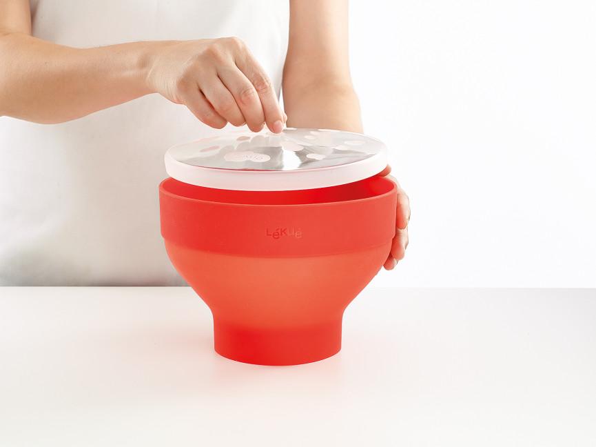 Lekue Microwave Popcorn Popper/ Popcorn Maker, Red Amazon.ca Home