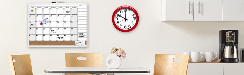 Quartet Magnetic Combination Calendar Board 17 X 23 Inches Dry Erase 